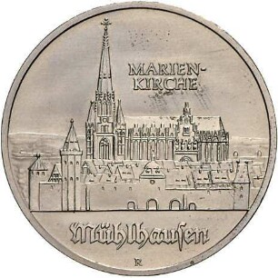 Deutsche Demokratische Republik: 1989 Marienkirche Mühlhausen