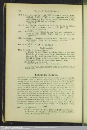 Kurfürstin Hedwig, geb. am 5. August 1581 zu Frederiksborg, starb am 26. November 1641