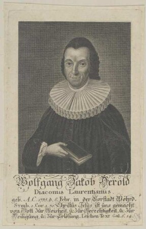 Bildnis des Wolfgang Jakob Herold