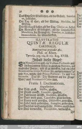 Illustratio Quintae Regulae Cardinalis.