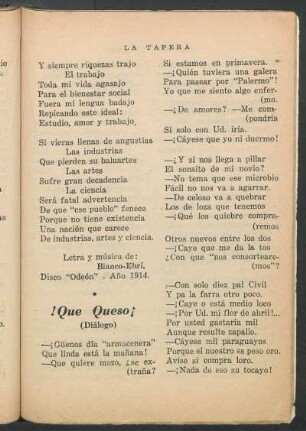 !Que Queso¡ : (Diálogo)