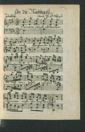 An die Nachtigall