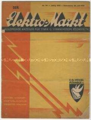 Zeitschrift über Elektrogeräte und Informationen aus der Elektrobranche