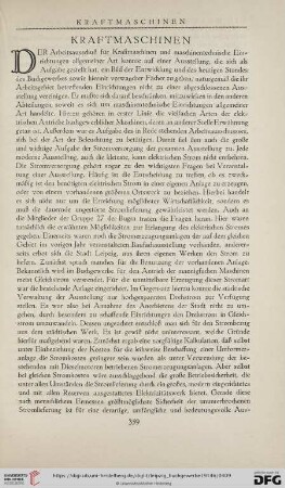 Kraftmaschinen
