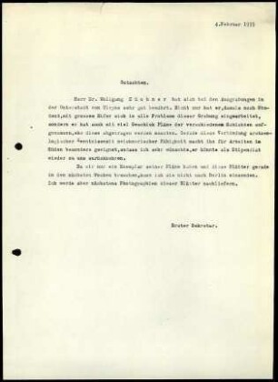 Anlage I. Gutachten Züchner