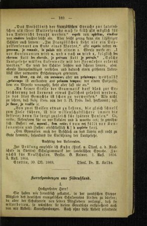 Korrespondenzen aus Südrußland
