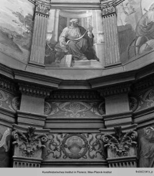 Kapellenausmalung mit Szenen aus dem Leben Christi und den vier Evangelisten : Der Evangelist Lukas