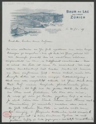 Brief an Karl Klindworth : 31.01.1907