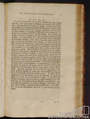 Oeuvres d'architecture de Philippe Vingboons. 31. 32. 33. 34. 35. 36. 37. 38.