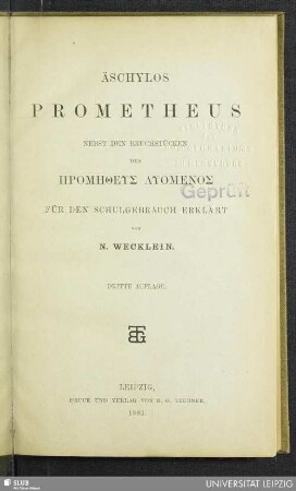 Aeschylos Prometheus