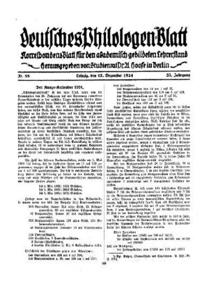 Der Kunze-Kalender 1924