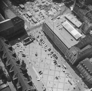 Marktplatz von Leipzig : Blickrichtung Südwesten