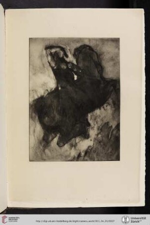 [Auguste Rodin, I. Photogravure of Drawing, photogravure from the original drawing]