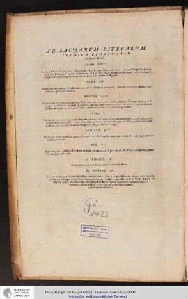 Ad sacrarum literarum studium exhortatio