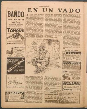 En un vado