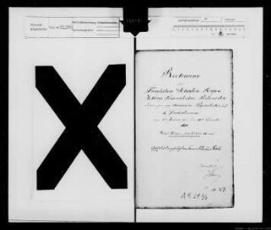 Die Stiftungen Schade, Rupen, Icking, Pagenstecher, Portionisten und Vier Stiftungen: Haushalt 1818