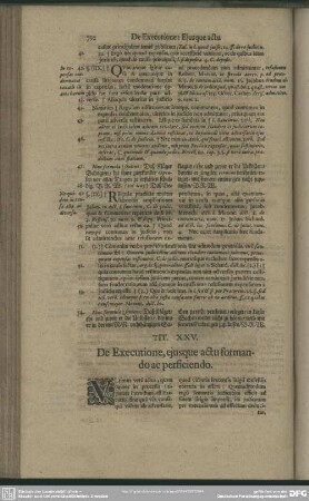 Tit. XXV. De Executione, ejusque actu formando ac perficiendo