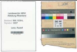 Entnazifizierung Rudolf Lenz , geb. 04.02.1893 (Beamter)