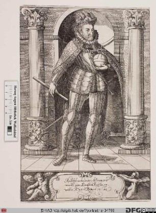 Bildnis Rudolf II., römisch-deutscher Kaiser (reg. 1576-1612)