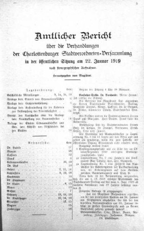 22. Januar 1919