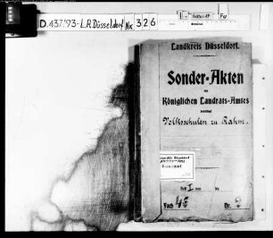 Volksschulen zu Rahm. U.a. Visitationen, Schulbau, Anstellung von Lehrern. Bd. 1