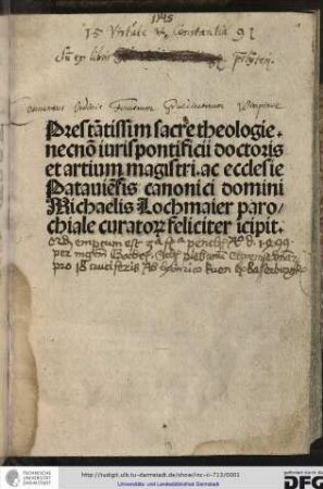 Parochiale curatorum