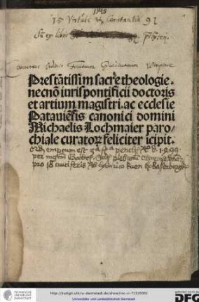 Parochiale curatorum