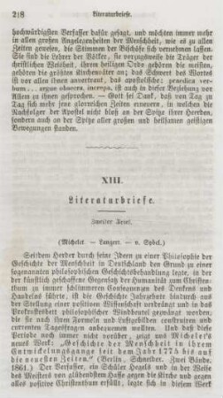 218-223 Literaturbriefe : zweiter Brief