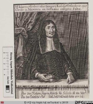 Bildnis Johann Gottfried Gregorii (I)