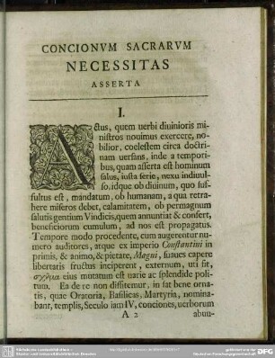Concionum Sacrarum Necessitas Asserta