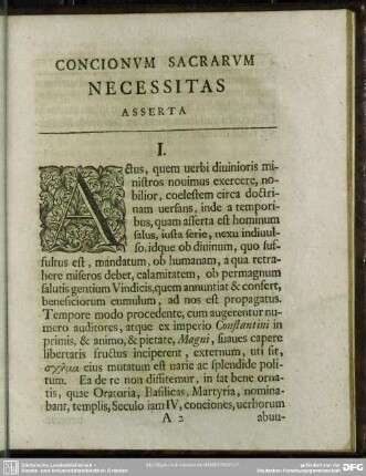Concionum Sacrarum Necessitas Asserta