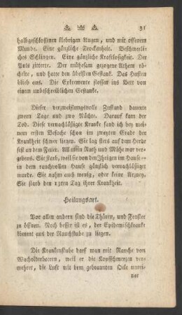 Heilungsart