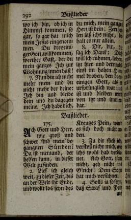 Bußlieder.
