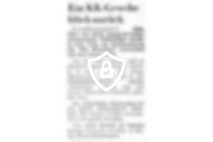 Ein KK-Gewehr blieb zurück
