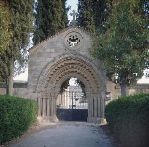 Navarrete. Portikus des ehemaligen Pilgerhospitals