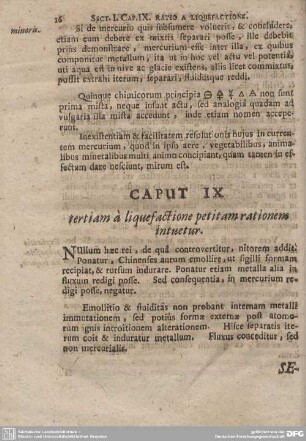 CAPUT IX tertiam a lique factione petitam rationem intuetur.