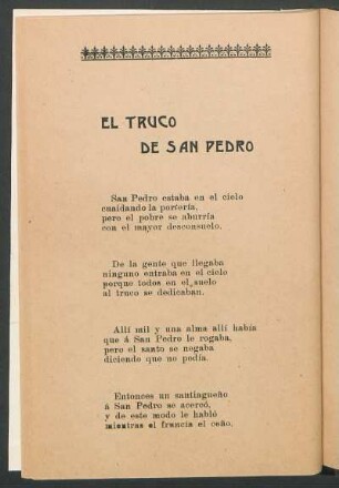 El truco de San Pedro