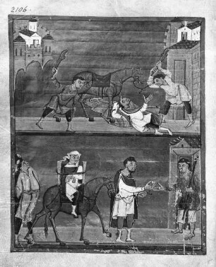 Perikopenbuch — Gleichnis vom barmherzigen Samariter, Folio 138verso