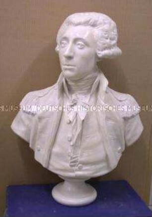 Büste des Marquis de Lafayette (1757-1834) (Neuausformung)