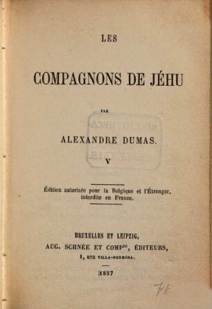 Les compagnons de Jéhu, 5