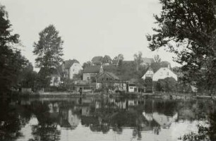 Gnandstein, Ortsansicht mit Teich