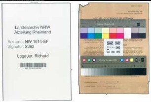 Entnazifizierung Richard Logauer , geb. 23.04.1890 (Friseur)