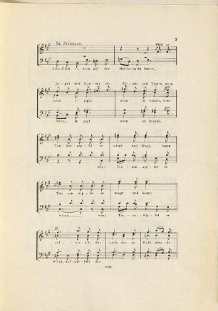 Extra-Beilage zum Chorgesang, 1891,1. Herbstnacht : op. 87,2