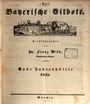 Baierscher Eilbote. 1845