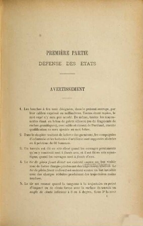 La défense des États et la fortification à la fin du XIXe siècle