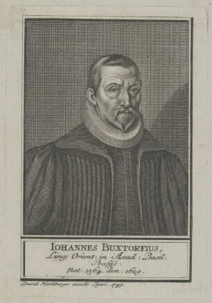 Bildnis des Iohannes Buxtorfius