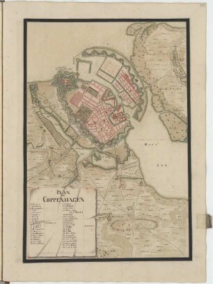 Plan von Coppenhagen
