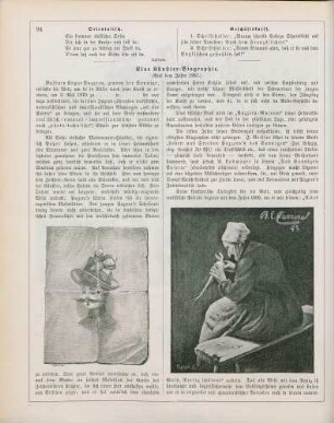 "Eine Künstler-Biographie"