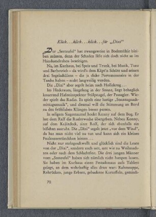 Klick...klick...klick...für "Dixi"