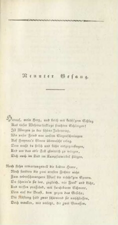 Neunter Gesang